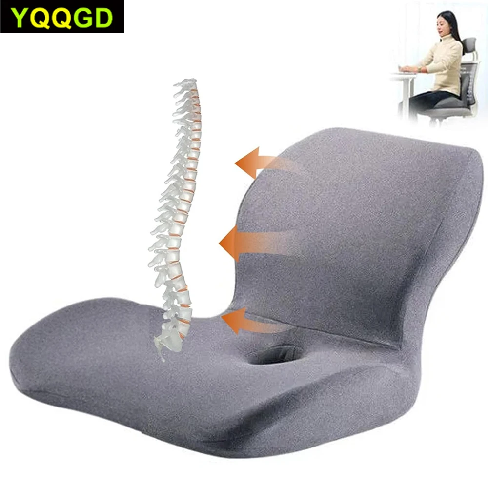 Back Support For Office Chair Memory Foam Office Chair Seat