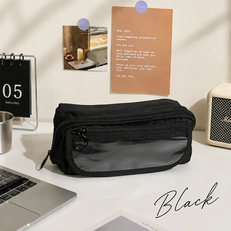 Spacious Multifunctional Pencil Case and Desktop Organizer