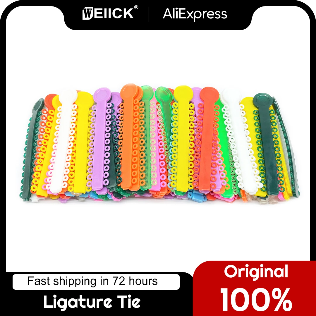 WellCK 1040 Pcs/Pack Dental Ligature Ties Orthodontics Appliance