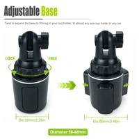 Car Cup Holder Cellphone Mount Stand 360° Rotation Mobile Phone Cradle Compatible For IPhone Android Phone - Image 5