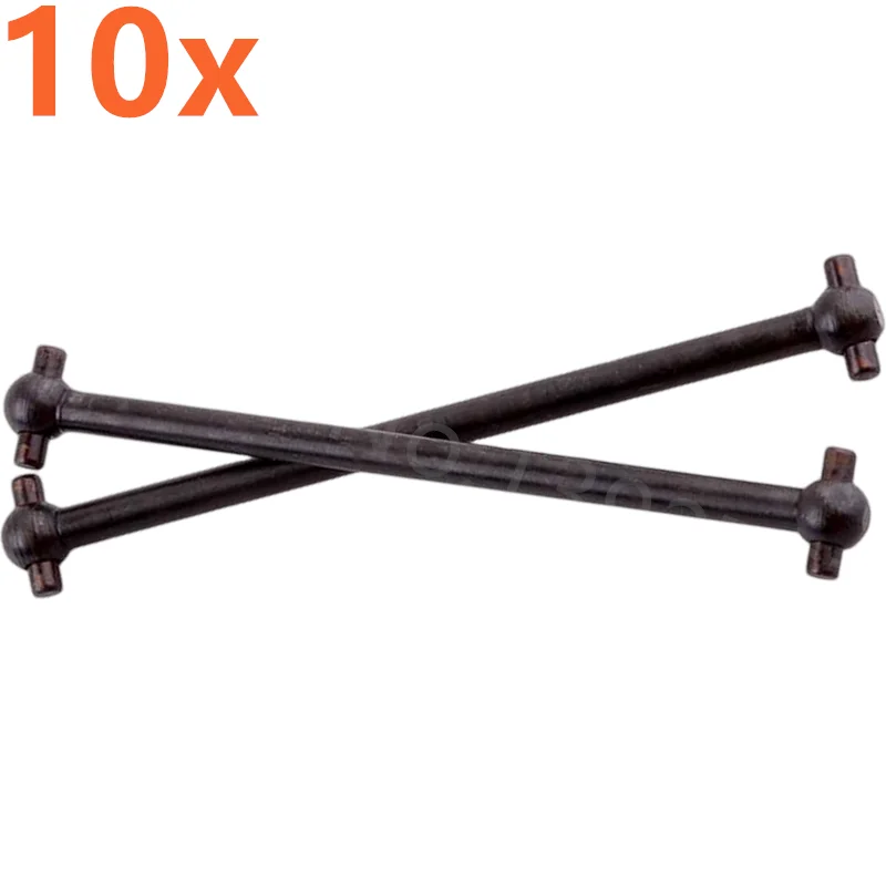 

10Pcs HSP 60063P Middle Front Drive Shaft Transmission Axle Dog Bone 123.5mm for 1/8 RC Model Car 94760 94761 94763 Spare Parts