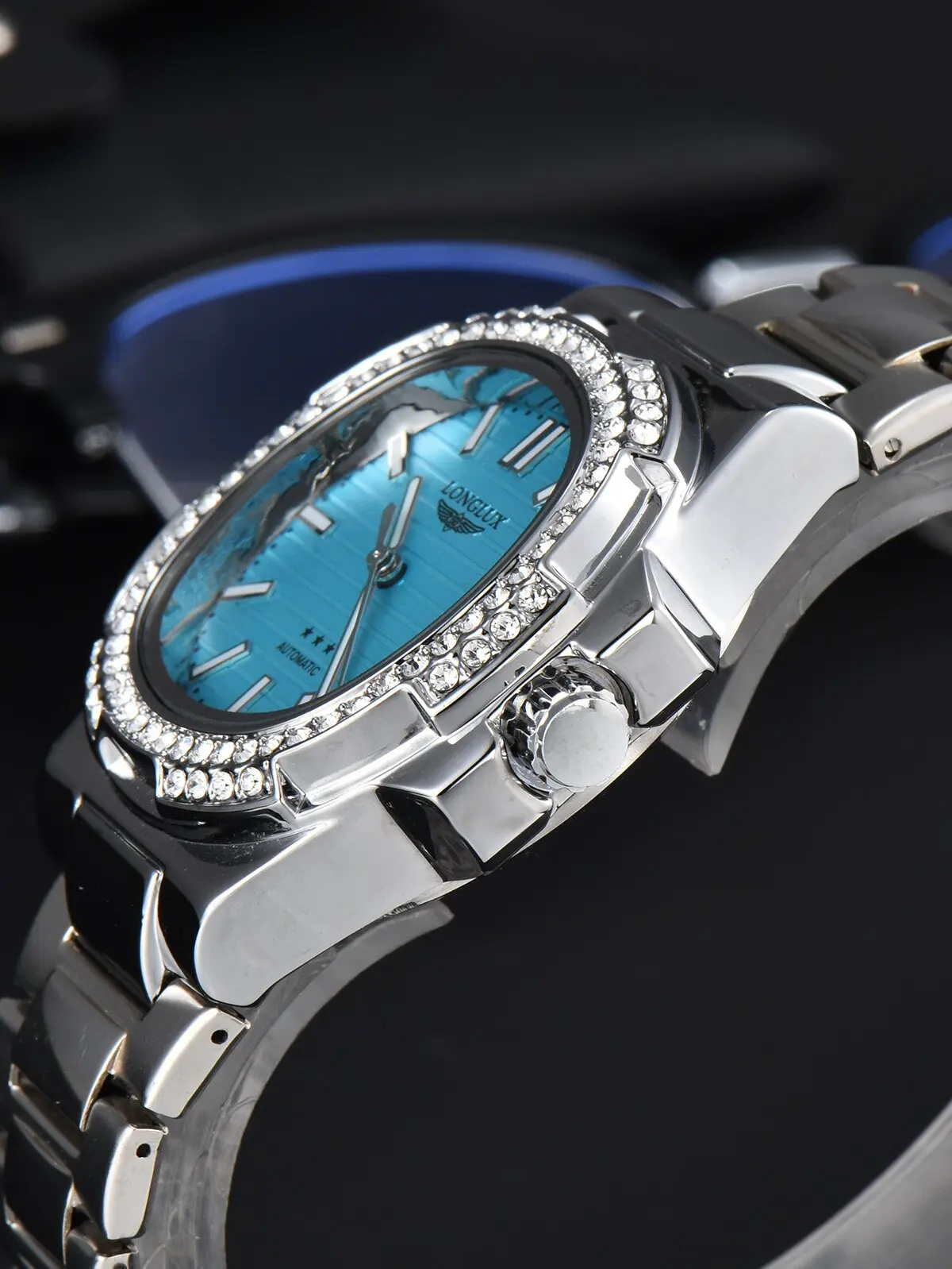 Montre Homme LONGLUX Automatique Squelette Luxe - Modèle 2025 étanche Acier Inox - Neuf Avec étiquettes