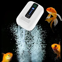 Pompe à oxygène USB Portable, réservoir à double usage, Mini pompe à poisson d'aquarium Ultra silencieuse, adaptée aux petits aquariums ou aux tortues 2
