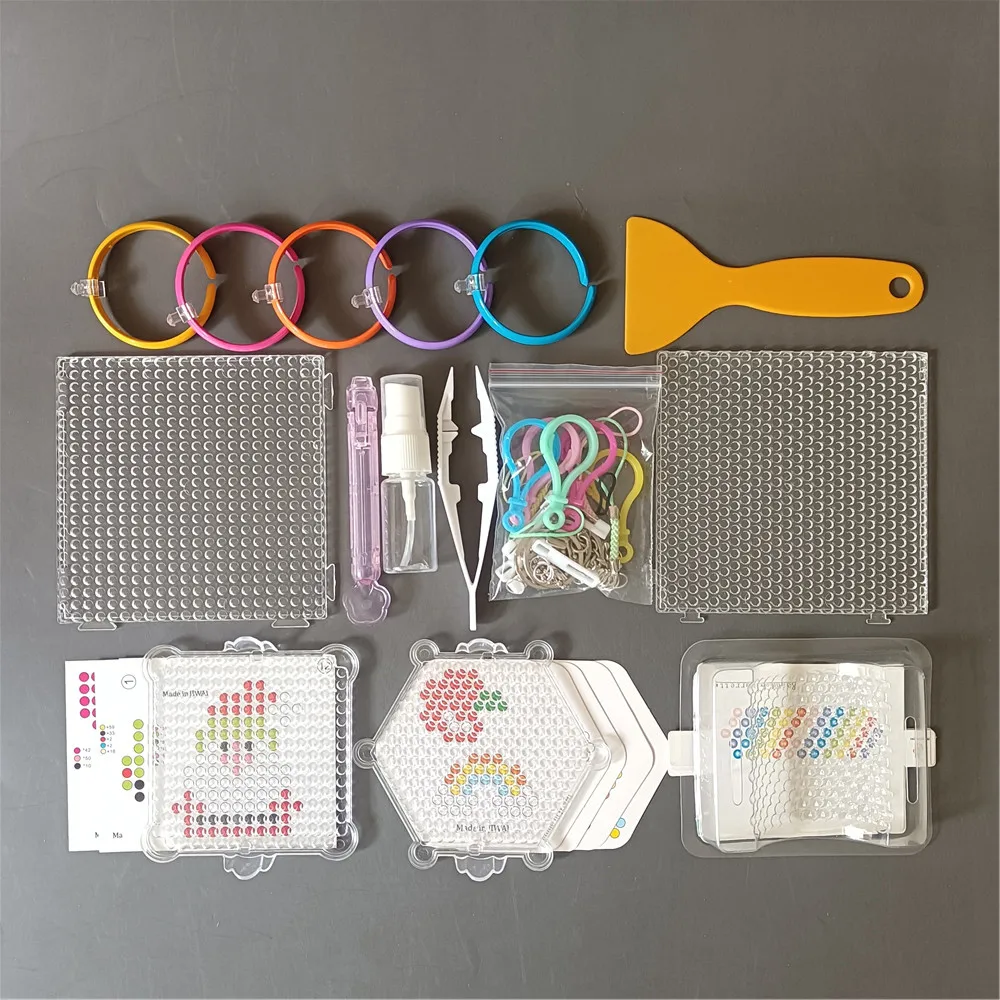 

Pegboard Sticky Water Beads Tool Accessories Jigsaw Puzzle Water Spray Bead Diy Toy Magical Bead Игрушки ручной работы для детей