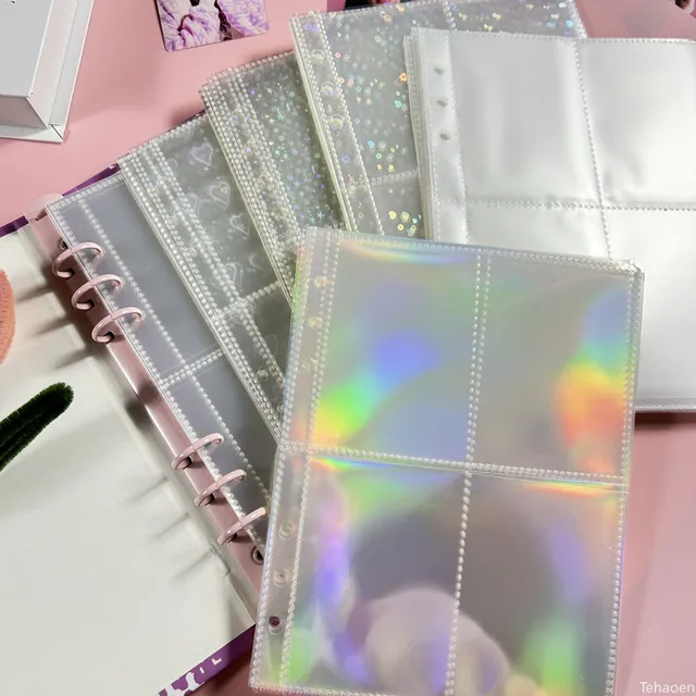 Classeur de cartes Photo A5, couverture d'album Photo Kpop, classeur de cartes Simple, livre de collection, Album de cartes Photo à feuilles mobiles, classeur de cartes Kpop 4