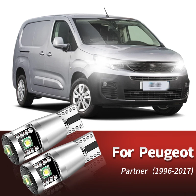 2Pc Ha Condotto La Luce Di Liquidazione W5W T10 Per Peugeot 1007 107 206 207 306 307 Cc Sw 4007 4008 407 508 607 807 Bipper Tepee Expert Partner