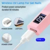 YIKOOLIN Convenient Handheld Nail Dryer Lamp UV/LED Nail Curing All Gel Polish Nail Art Tool USB Rechargeabl Quick Dry Nail Lamp 3