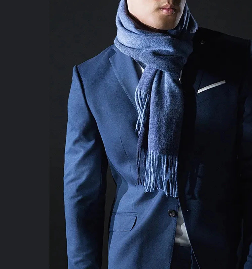 Рисунок 3 - Мужские шарфы в классическом стиле