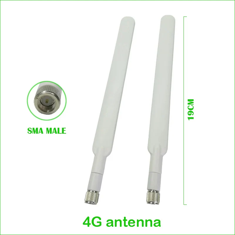 Eoth 2pcs 4G lte antenna 5dbi SMA Male Connector Plug antenne for huawei router external repeater wireless modem antene