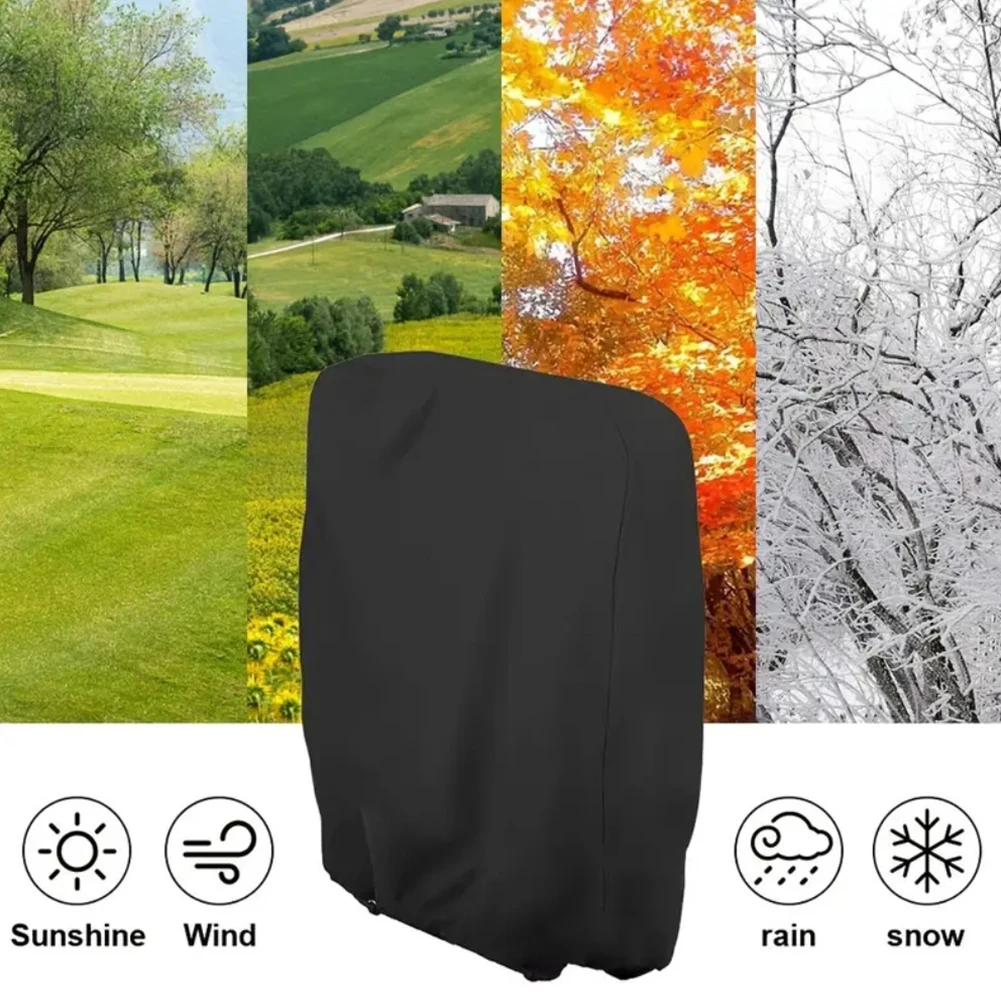 

Folding Reclining Chair Cover Waterproof Anti-UV Sun Lounger Cover With Storage Bag Dustproof Windproof Garden 34x71x110c Chairs