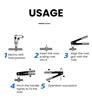 Riveter Set 420MM Single Hand Blind Rivet Guns Nose Piece Manual Riveting Riveter Tool Hand Tool DIY Rivets Nut Automotive Tools 3