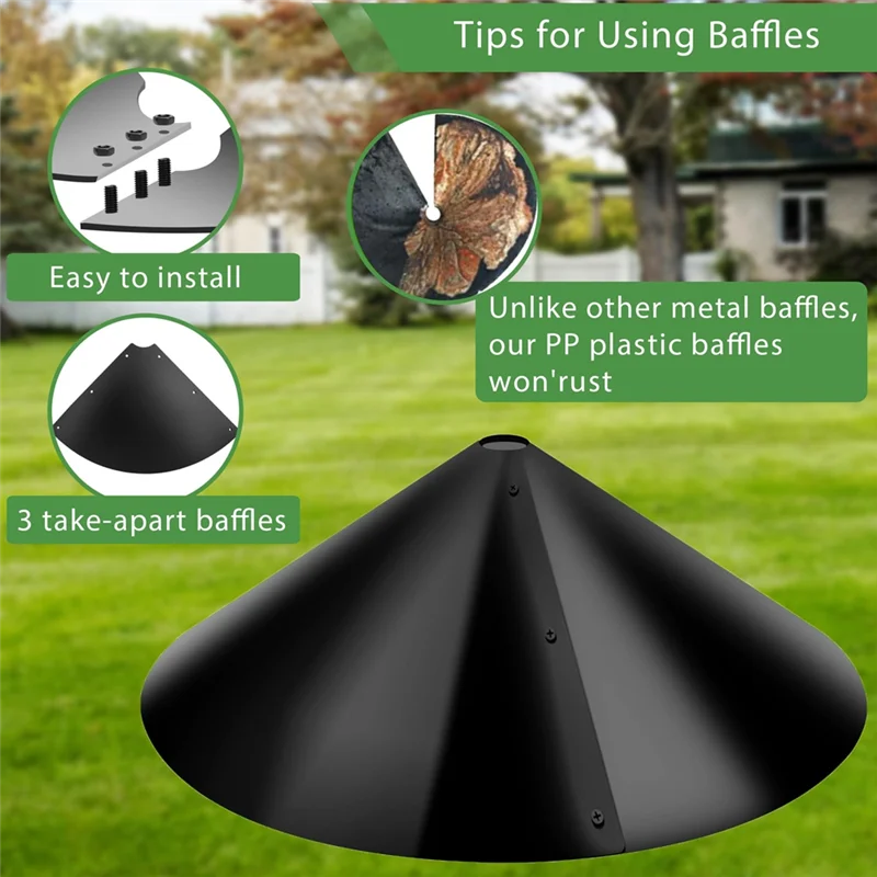 Bird Feeder Squirrel Guard Squirrel Guard For Bird Feeder Pole Baffle For Bird Feeder Pole