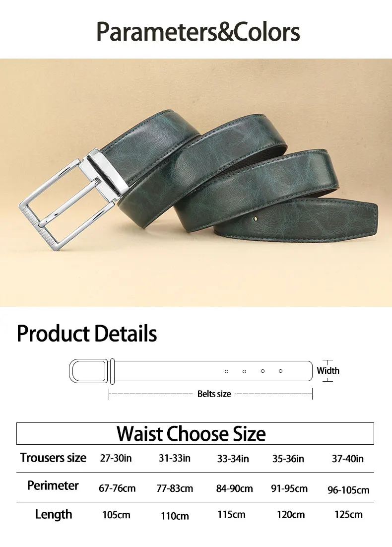 Designer Pin Buckle Gray Genuine Leather Men Belt Famous Brand Fashion Light Luxury Strap Casual Young Cowboy Ceinture Homme