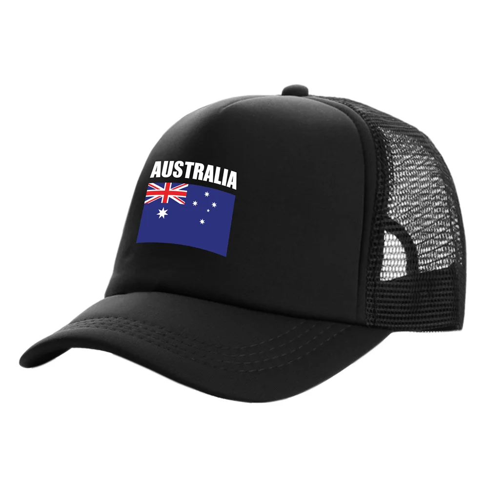 Australien Trucker Caps Männer Australien Hut Baseball Kappe Kühlen Sommer Unisex Mesh Net Caps – Detail 5
