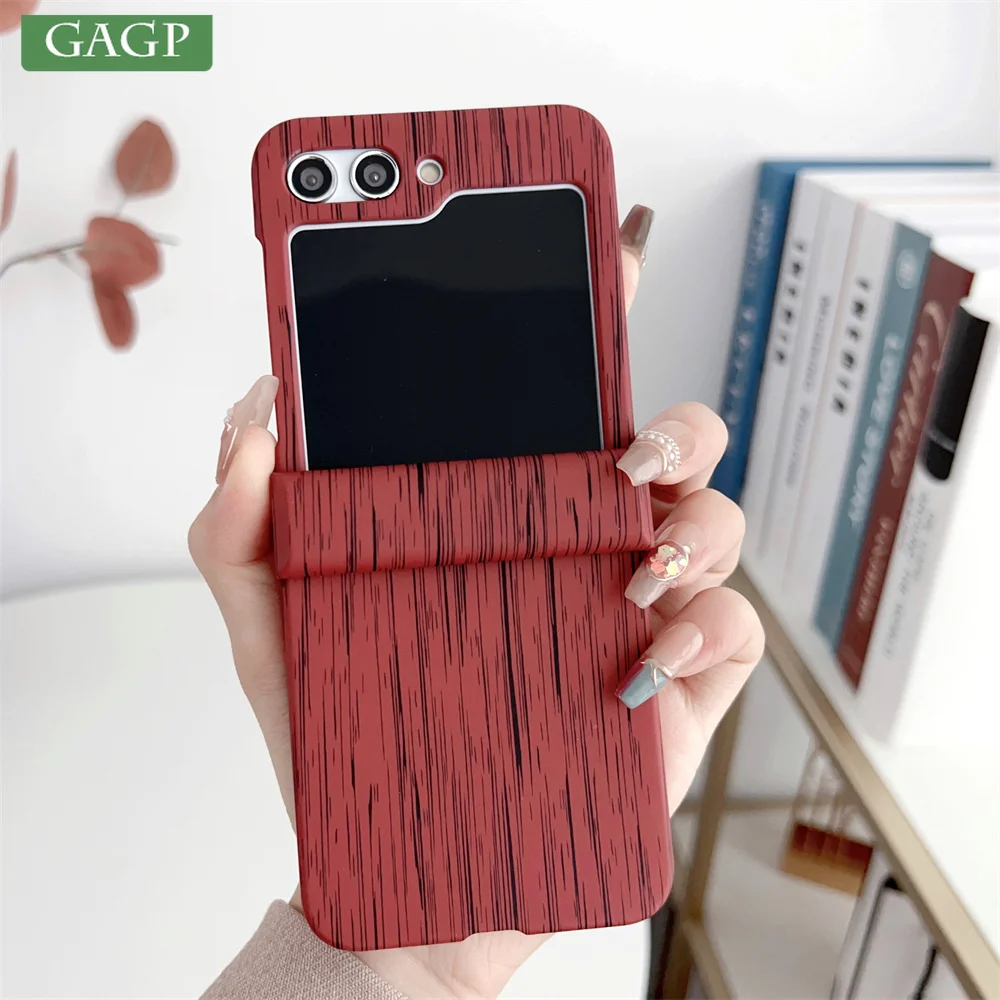 Wood Pattern Samsung Z Flip 5 Case – Exoticase