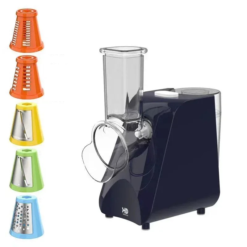 Multifunctional Electric Salad Maker Fruit Vegetable Slicer Cutter Carrot Grater Potato Chopper Cutting Machine Cheese Shredder, vegetable cutter