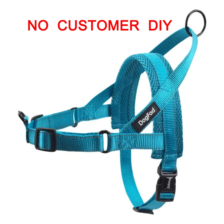 DIY Dog Harness Easy On and Off Adjustable Medium Large Dogs,Reflective no Pull Training Vest for pet Dogs walking harness 