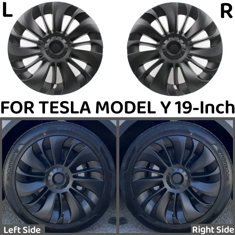 

4PCS 19Inch Wheel Caps Replacement Hub Cap Performance Automobile Wheel Hubcap Full Rim Cover For Tesla Model Y 2023 Accessories