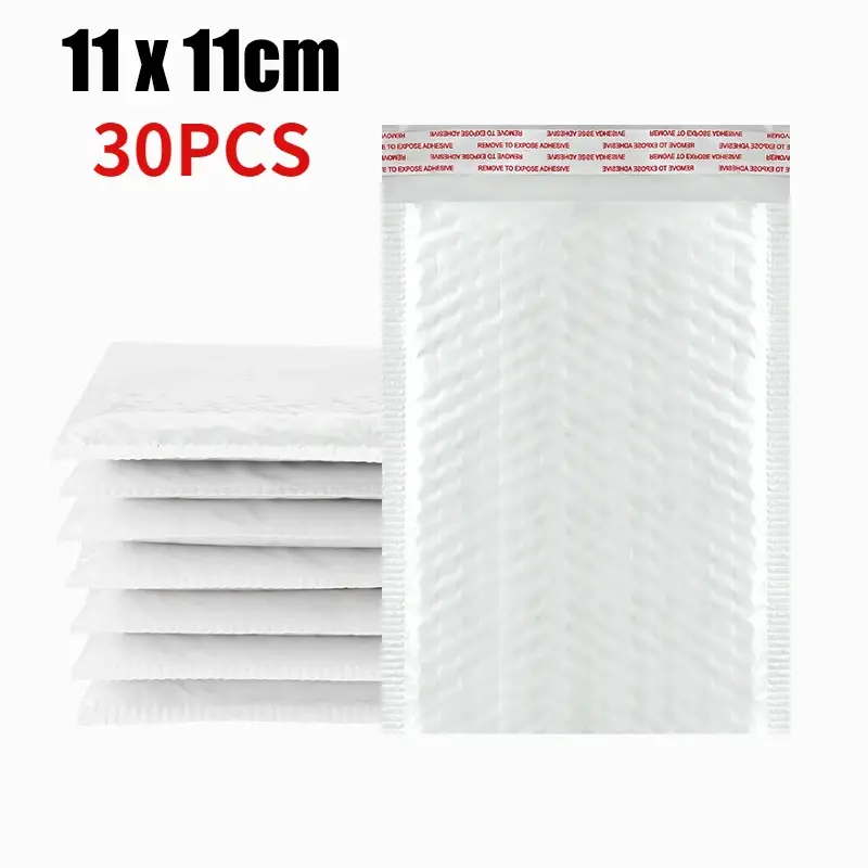 10-50Pcs Bubble Envelopes White Foam Shipping Bags Poly Bubble Mailers Pad Self Seal Packing Bags 11cm 15cm 23cm Wholesale - Image 15