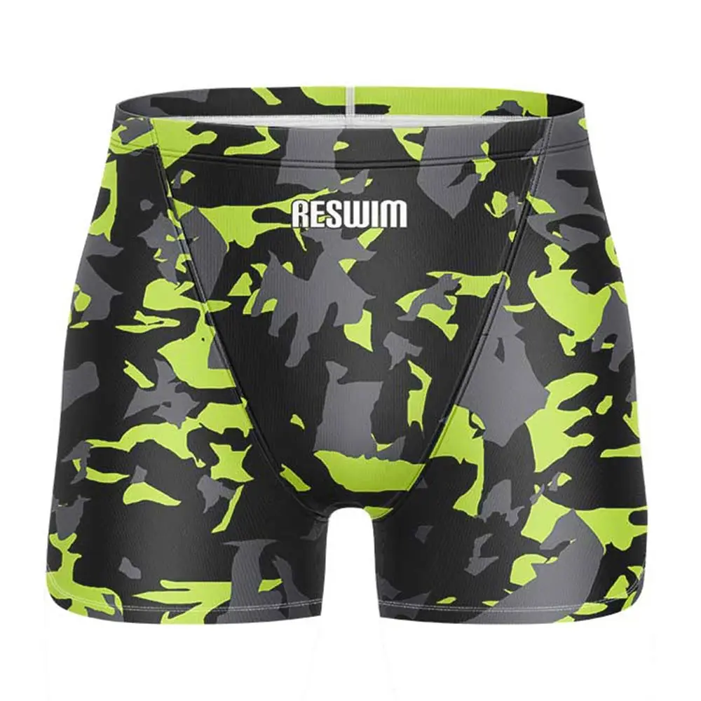 Summer Mens Swim Jammer Shorts Endurance Athletic Training Swimsuit Swimming Trunks Swimsuit New Swimming Jammers Surfing Shorts