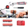 799pcs Aluminum Trolley Case Tool Set Silver House Repair Kit Set Household Hand Tool Set with Tool Belt Gift on Father's Day 3