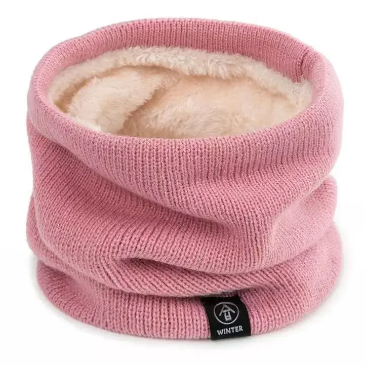 Fashion Soft Knitted Neck Warmer Sports Scarf Women Men Face Cover Winter Skating Running Hiking Cold-proof Collar