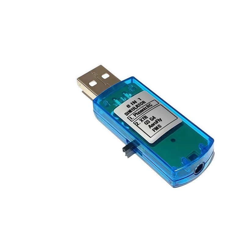 Câble audio du Simulateur de Vol USB 8 en 1 pour RC connecté à une télécommande