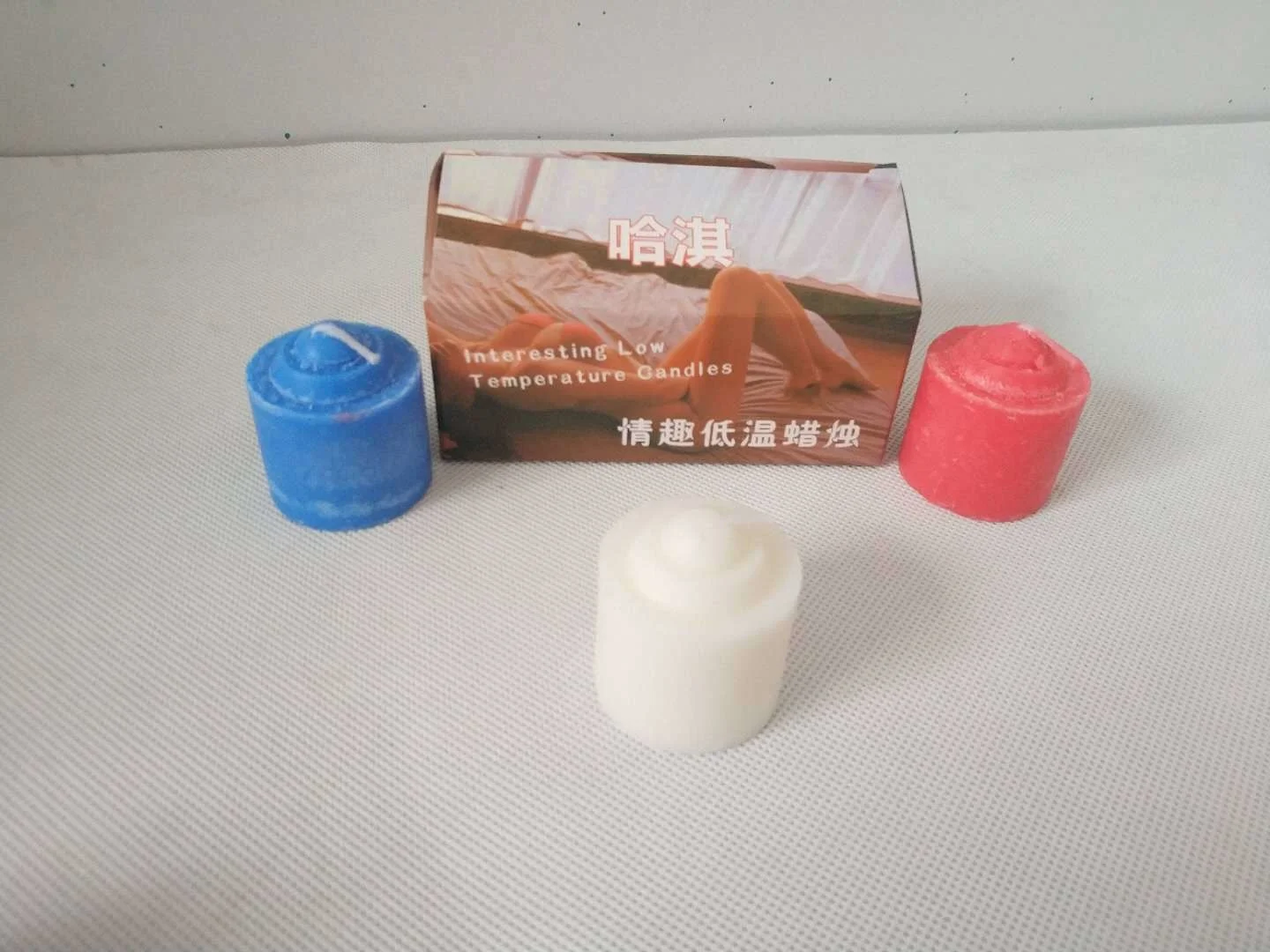 Low temperature candle fun candle binding bound couple toys