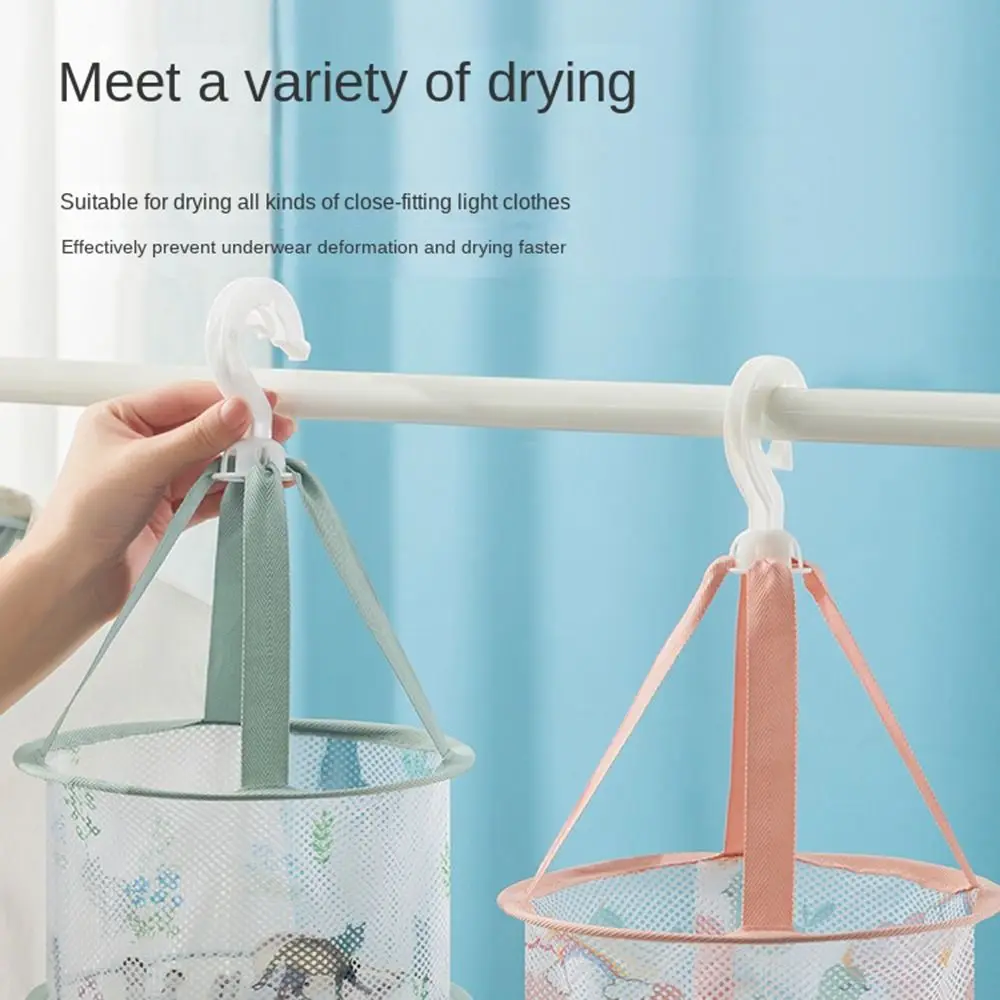 

Practical Cosmetic Brushes Dryer Rack Space Saving Mesh Rack Hanging Basket Simple Beauty Egg Dryer With Hook