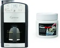 10-Cup Digital Coffeemaker with Conical Burr Grinder, Glass Carafe , Black , 15.5" x 9.5 "x 9.75" 1