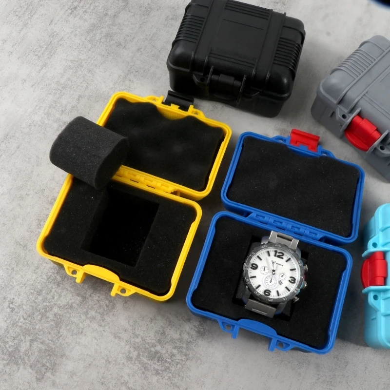 Watch Storage Box 1 Slot Shockproof Waterproof ABS Material Watch Organizer Protective Case