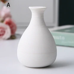 Elegant Ceramic Vases for Stylish Home Decor and Versatile Plant Display (White - A)