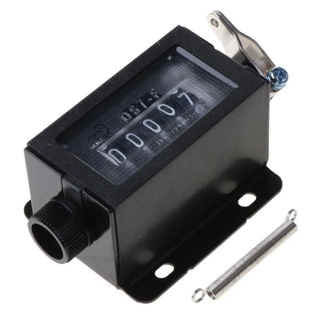 Digit 0-99999 Lap Counter Mechanical Resettable Counter Metal Pull Stroke Press Printing Tally D67-F Type Tool Parts