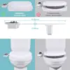 SAMODRA Bidet Attachment, Non-Electric Cold Water Bidet Toilet Seat Attachment with Pressure Controls, Retractable Self-Cleaning 4