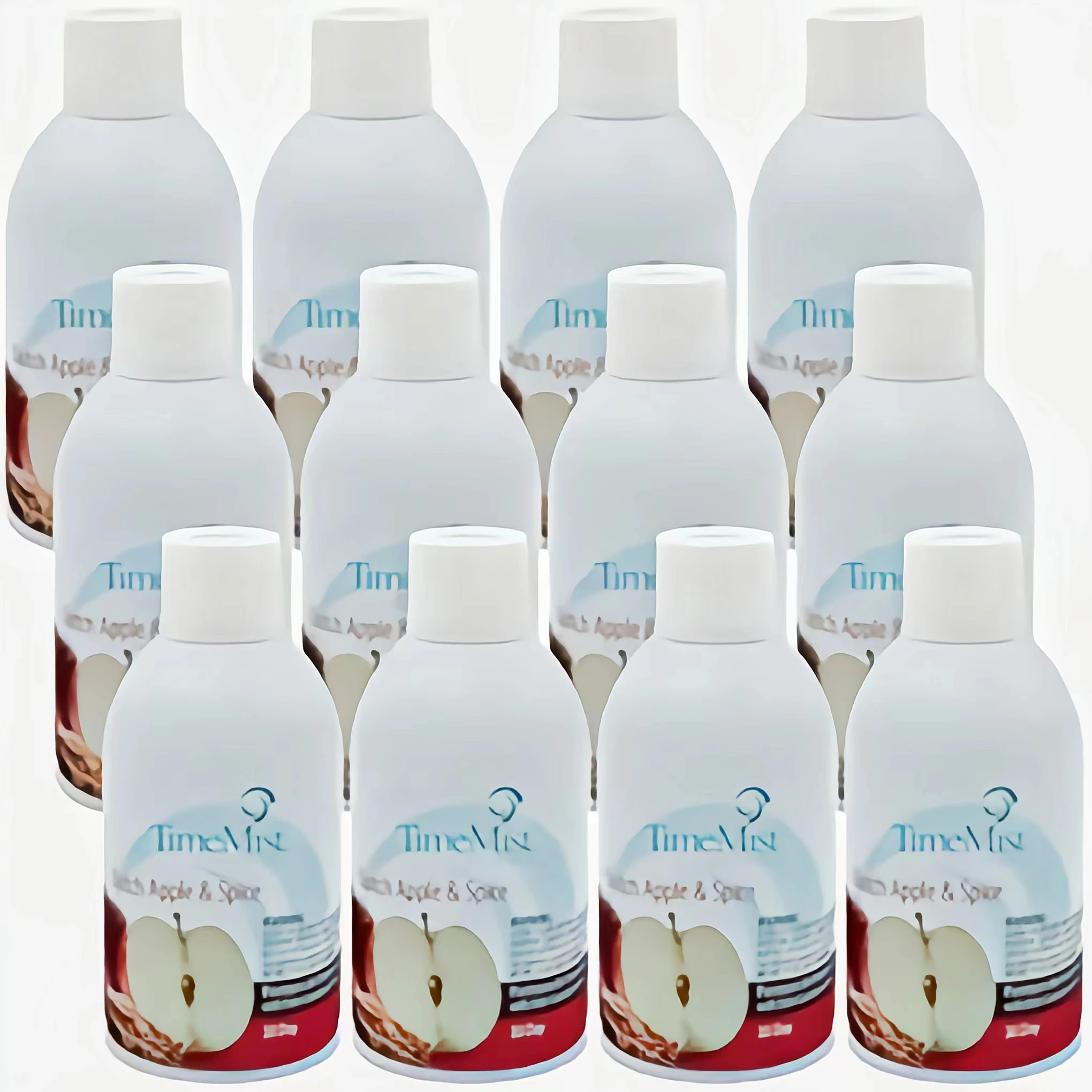 TimeMist Premium Metered Air Freshener Refills-Dutch Apple Spice-7.1 oz (Case of 12) 1042818 Lasts Up To 30 Days and Neu