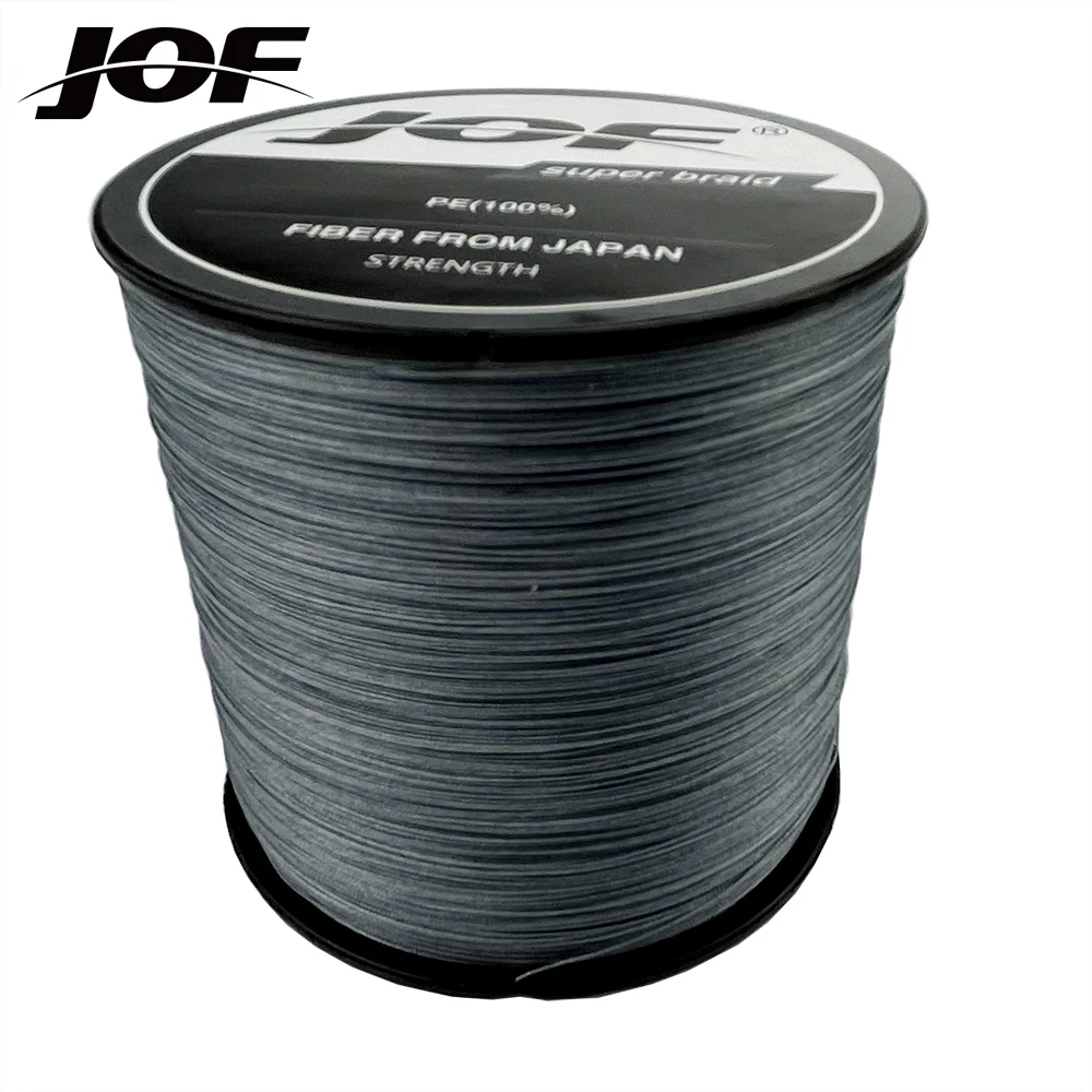 JOF Multicolor 12/9/8 Strands 300M 100M PE Braid Fishing Line Sea Saltwater  Fishing Weaves 100% SuperPower