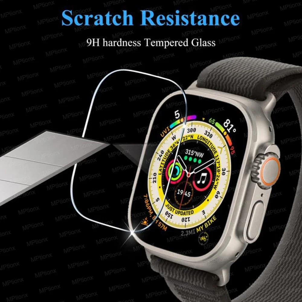 Ultra-Strong Tempered Glass Screen Protector for Smartwatches - Anti-Scratch Shield