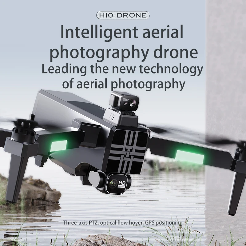 original Mini Drone H10 Wifi Fpv Rc Dron With Dual Pro 4k Hd