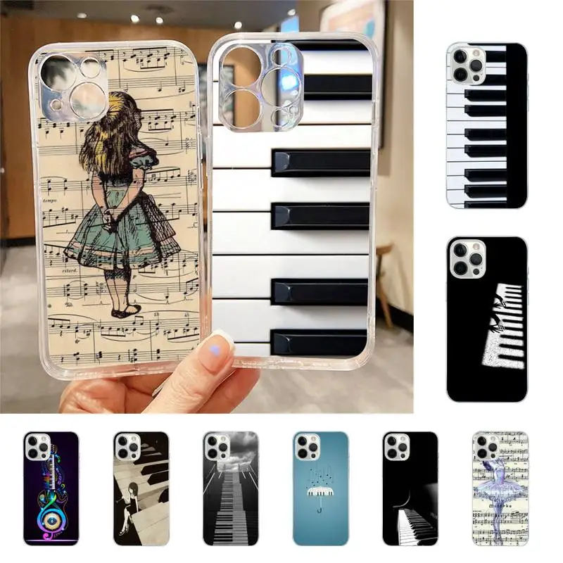 Love Music Note Custodia Per Telefono Pianoforte Per Iphone 7 8 Plus X Xr Xs 11 12 13 Se2020 Mini Iphone Mobile 14 Pro Max Case