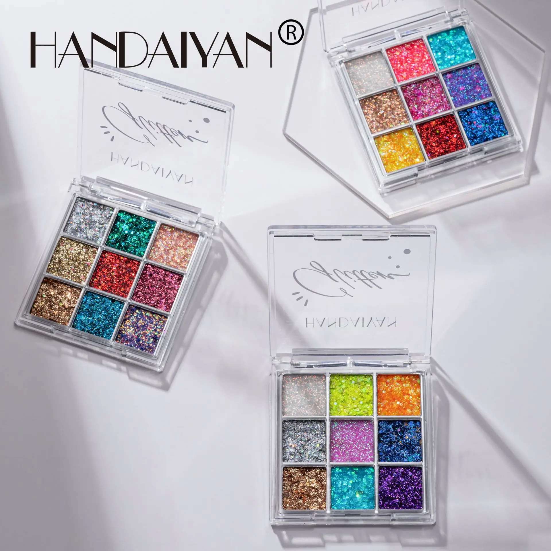 Shimmer Eyeshadow Glitter Body Face Art Loose Sequins Diamond Jewels Rhinestones Makeup Pallet Waterproof Party Festival 4