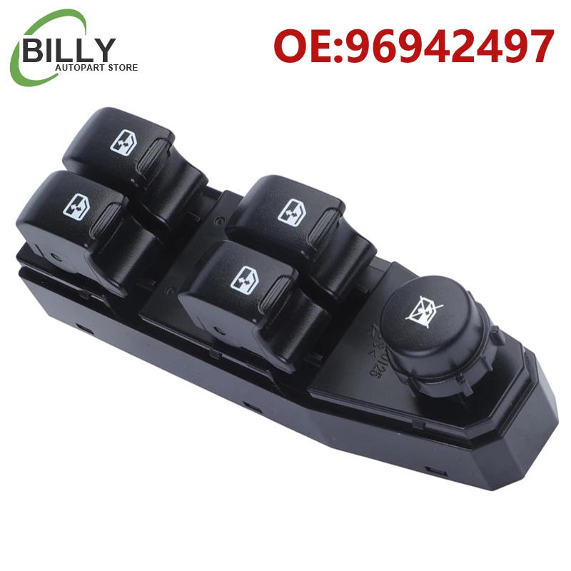 

YAOPEI 96942497 Rear Left Power Window Switch Button fit 2013-2016 for Chevrolet Spark Spark EV WVE BY NTK
