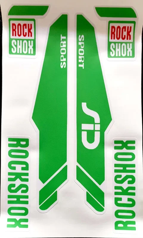 Reflective mountain bike frame stickers for rockshox rock shox sid bicycle fork sticker hot sale reflective stickers,bike stickers,bike frame stickers