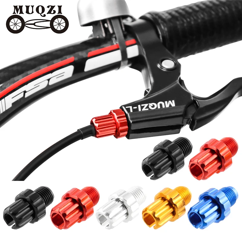 MUQZI M10 자전거 브레이크 레버 조절기 나사, 알루미늄 합금 자전거 브레이크 핸들, 볼트 너트, MTB 도로 사이클링 액세서리