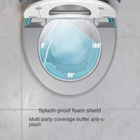 New Design Bathroom Sanitary Ware One Piece Intelligent Wc Toilet Bowl Egg Shape Automatic Round Smart Toilet 5