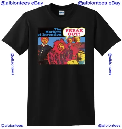 Frank Zappa The Mothers Of Invention T Shirt Freak Out Small Medium Large Xl Maniche Lunghe O Corte