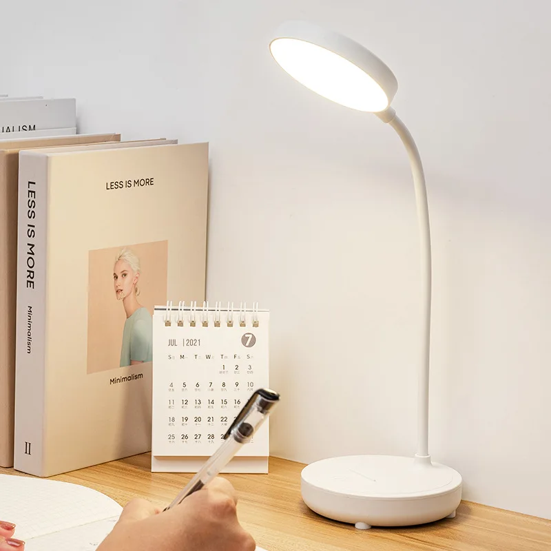 

USB Charging Dimming Folding LED Eye Protection Desk Lamp Student Dormitory Learning Desktop Reading Lamp Bedroom Bedside Lamp