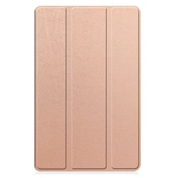 Premium PU Leather Tri - Folding Stand Tablet Cover - S11 11inch 2025 (Rgold)