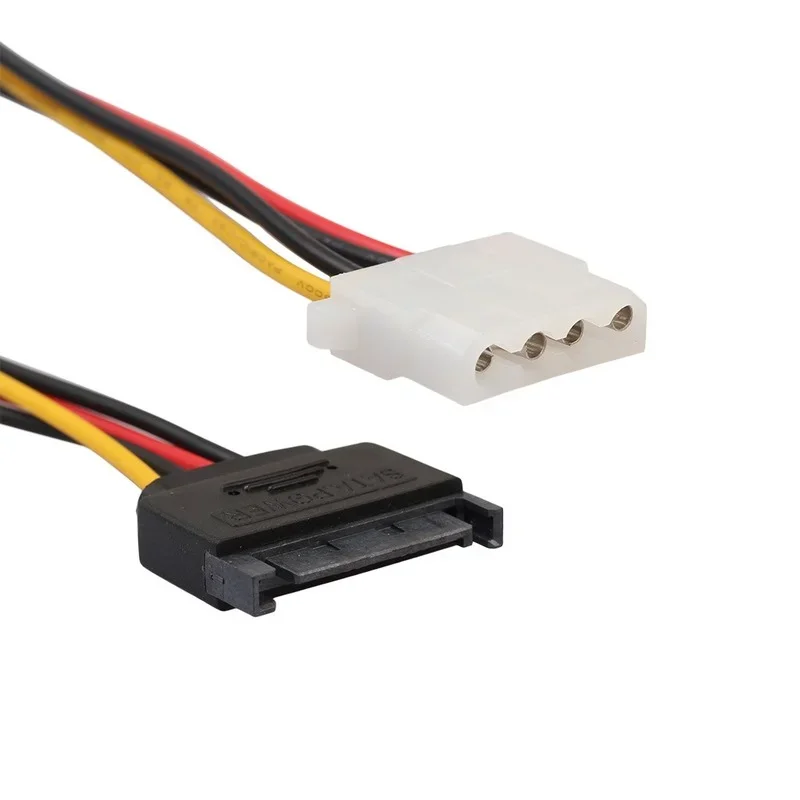 

SATA TO IDE Power Cable 15 Pin Male To Molex IDE 4 Pin Female Adapter Computer Cable Adapter Power Combo Extension Adapter