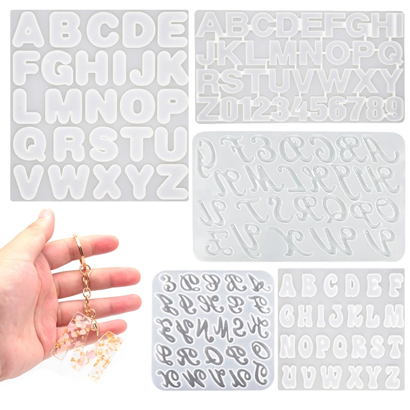 DIY Letter Silicone Professional Mold Testings Resin Professional