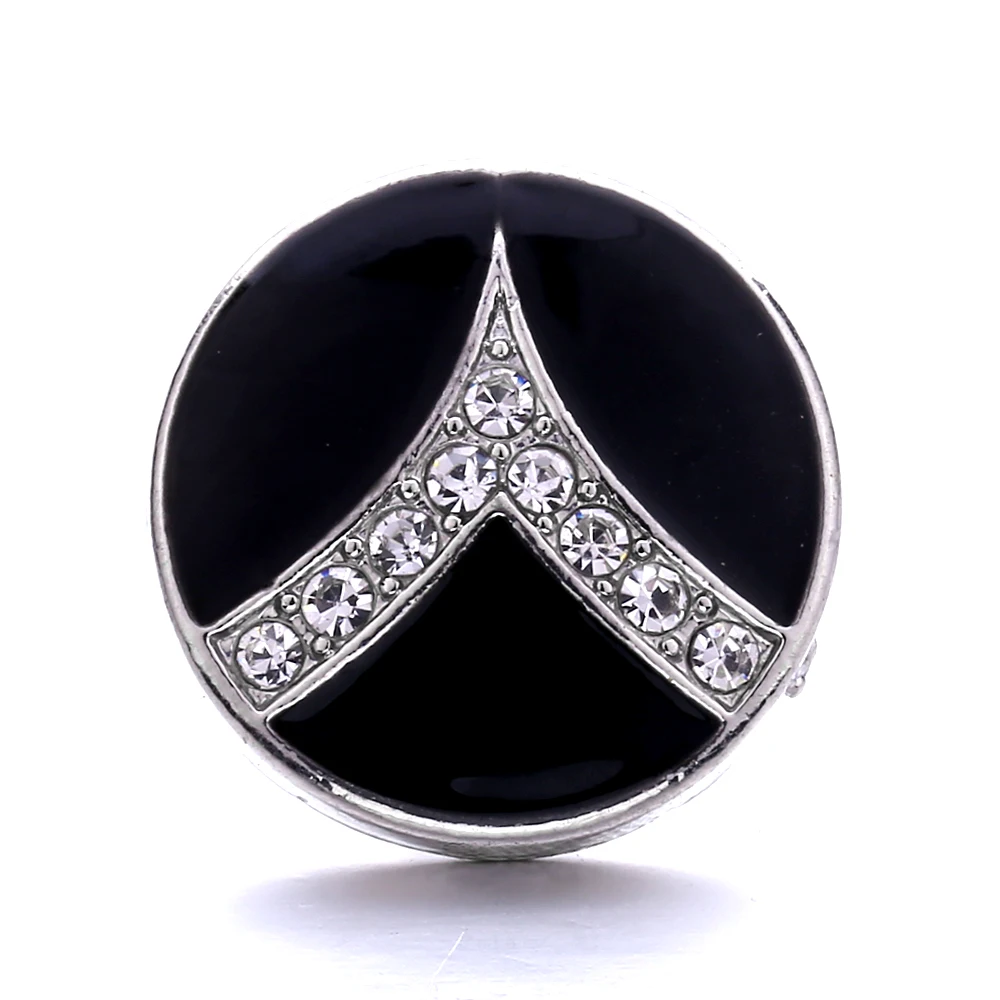 15PCS Snap Button Jewelry Rhinestone 18mm Snap Buttons Fit 18mm Leather Snap Bracelet